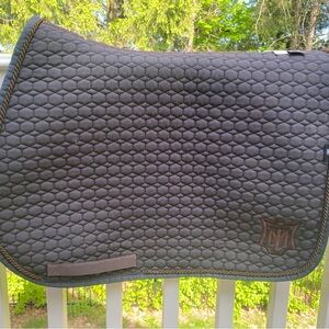 Mattes pad. Titanium & brown